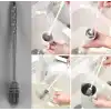 Uzun Saplı Silikon Biberon ve Kavanoz Yıkama Fırçası