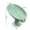 Vantuzlu Sabunluk Su Giderli 13x9.9x8.6 cm Banyo ve Mutfak Lavabo Düzenleyici BX-316951