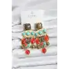 Vintage Sallantılı Kadın Küpe