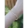 Vip Seri Pirinç Zirkon Taşlı Gold Renk Sarmal Model Bileklik