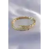VIP Seri Yılan Model Gold Renk Kadın Kelepçe Bileklik