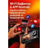 Wifi 1080p Araç içi 3 Kameralı Lcd Ekranlı Gece Görüşlü , G-sensör , Geri Görüş Kamera