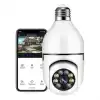 WiFi 360 Panoramik Ampul Kamera Gece Görüş Ses Akıllı Hareket Algılayıcı