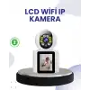 Wifi İç Mekan Kamera 2k Gece Görüşlü Çift Yönlü Görüntü Konuşma Destekli
