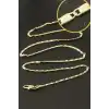 Xuping Çiçek Zincir Çelik Kolye 45 cm