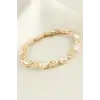 Xuping Oval Zirkon Taşlı Lüks Çelik Bileklik