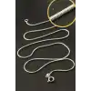 Xuping Silindir Zincir Çelik Kolye 45 cm