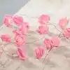Yapay Gül Tasarımlı Dekoratif Led Işık Pilli (20 Gül)