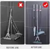 Yapışkanlı Pratik Mop Tutucu 4 Adet Beyaz
