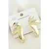 Yaprak Metal Küpe