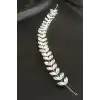 Yaprak Taşlı Saç Aksesuarı