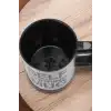 Yazılı Mug Kupa Karıştırıcı Özelliği Ve Paslanmaz Çelik