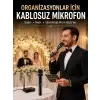 Yeni Nesil Kablosuz El Mikrofonu Seti Dijital Ekranlı Çift Mikrofonlu