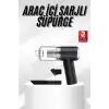 Yeni Nesil Mini Vakumlu Araç Süpürgesi El Süpürgesi Şarjlı