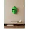 Yeşil Dekoratif Korku Maskesi Duvar Süsü