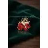 Yılbaşı Temalı Eldiven Model Broş