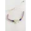 Yıldız İnci Kristal Makrome İp Bileklik