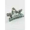 Yıldız Leopar Desenli Mandal Toka 12 cm