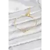 Yıldız Model Gold Renk Kadın Bileklik