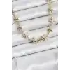 Yıldız Model Pirinç Gold Renk Kadın Kolye