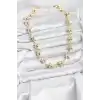 Yıldız Model Pirinç Gold Renk Kadın Kolye
