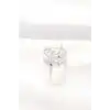Yıldız Model Silver Renk Ayarlanabilir Yüzük