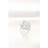Yıldız Model Silver Renk Ayarlanabilir Yüzük