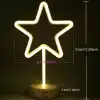 Yıldız Neon LED Lamba