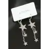 Yıldız Sallantılı Trend Metal Küpe