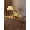 Yıldız Şeklinde Sarı Mumluk Loş Işık Ev Aksesuarı