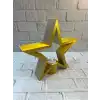 Yıldız Şeklinde Sarı Mumluk Loş Işık Ev Aksesuarı