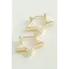 Yıldız Trend Metal Küpe