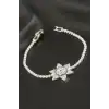 Yıldız Zirkon Taşlı Çocuk Bileklik 16 cm