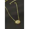 Yıldız Zirkon Taşlı Kolye
