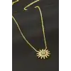 Yıldız Zirkon Taşlı Kolye