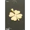 Yonca Çelik Kolye Ucu 2,5 cm
