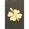 Yonca Çelik Kolye Ucu 3,5 cm