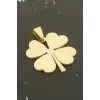 Yonca Çelik Kolye Ucu 3,5 cm