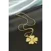 Yonca Lüks Çelik Kolye