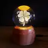Yonca Tasarımlı USB Dönen Cam Küre