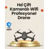 Yükseklik Sabitlemeli Katlanabilir Drone 1080P 4K Kamera Seçenekli