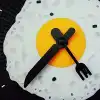 Yumurta Tavası Mutfak Saati