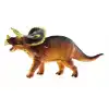 Yumuşak Plastik Dinozor Figür - Triceratops