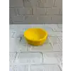 Yuvarlak Çerezlik Sarı Şık Tasarım Ve Kompakt Boyut