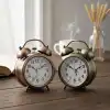 Yuvarlak Eskitme Metal Çalar Saat