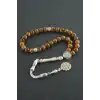 Yuvarlak İşlemeli Kuka Tesbih 7 mm