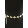 Yuvarlak Metal Zincir Kemer