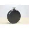 Yuvarlak Tekli Matara 5 Oz Siyah