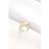 Z Harfli Altın Renk Ayarlanabilir Yüzük