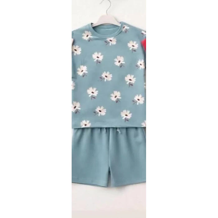 2/4 Yaş Papatya Baskılı Bebek Takımı